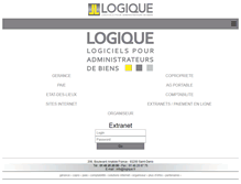 Tablet Screenshot of logique.fr