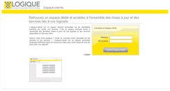 Desktop Screenshot of client.logique.fr